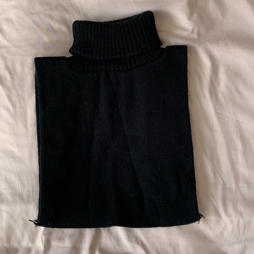 Women's Black Turtleneck Sweater Insert